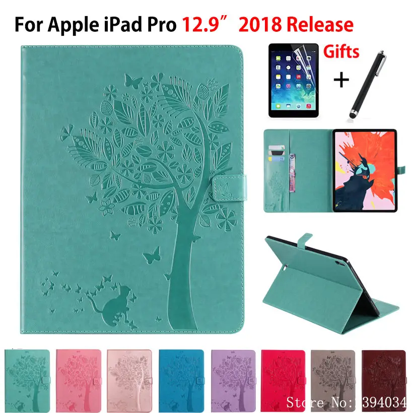 Чехол для iPad Pro 12 9 2018 Обложка нового телефона A1876 A2014 A1895 a53 чехол с рисунком кота и