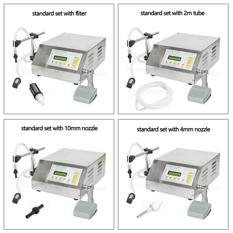 ZONESUN 5-3500 мл точная цифровая машина для наполнения жидкостью с ЖК-дисплеем машина для наполнения парфюмерных напитков, воды, молока наполнитель флаконов