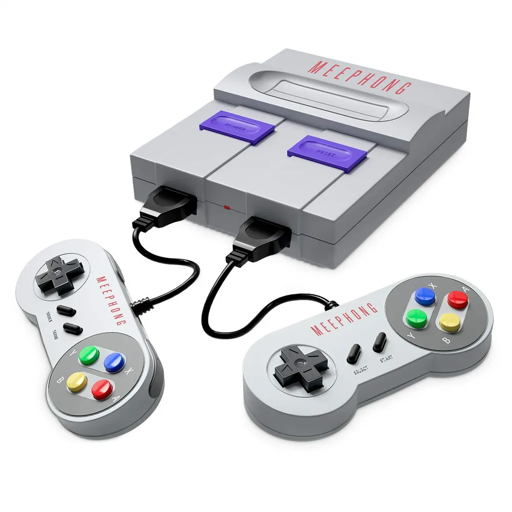 HDMI ТВ игровой консоли 8-битный игровой консоли SNES Ностальгический ПФС супер дома; обувь в европейском стиле/US версия 821 игры