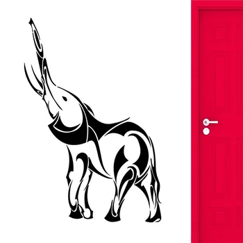 

Wall Decal Elephant Animal Tribal Room Decor Vinyl Stickers Art Mural