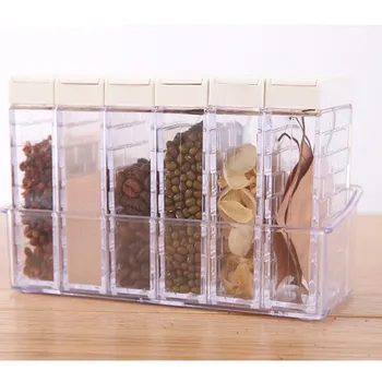 

Kitchen Storage Container Spice Jar Seasoning Box Portable Oil Bottle For BBQ Picnic Outdoor Tableware set Home Organization