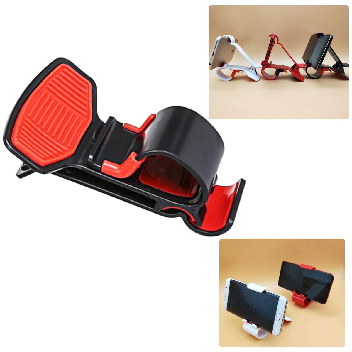

Universal Car Dashboard Mount Holder Stand Cradle Clip Navigation Dashboard Durable Bracket for Cell Phone GPS 3.5-6.5inch FS