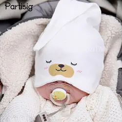 Детские хлопковые сна шапочка для новорожденных малышей весенняя одежда с героями мультфильмов; Чепчик для сна аксессуары