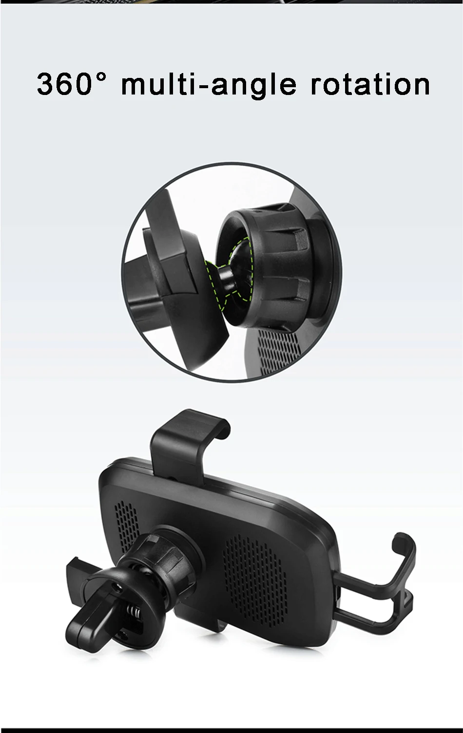Car Mount Wireless Charger holder (8)