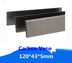 120*43*5 мм графитовые лопатки углеродное лезвие EK60 углеграфитовая пластина для вакуумных насосов Orion