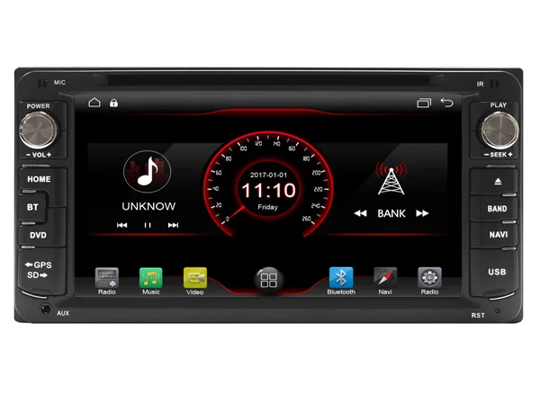 Excellent Navirider car dvd player multimedia autoradio android 8.1 for Toyota Hilux 2001-2011 Corolla 2000-2006 Camry Verso Landcruiser 1