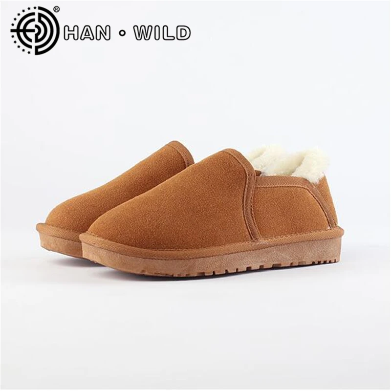

Faux Suede Leather Women Winter Snow Boots Low Top Fashion Women Ankle Snow Boots Warm Plush Flat Slip On Shoes Women's Shoes