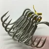 OWNER Three Anchor Hooks ST-66 Deep Ocean Treble Hooks Carbon Steel Strong Squid Fishhooks Round Triple Barbed Explosion Hooks ► Photo 3/6