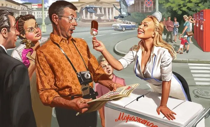 Советская брошь в живую уличная медсестра Классическая Настенная Наклейка
