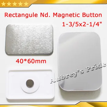 

Rectangle 40x60mm 100 Sets NEW Fridge Dialog Box Nd. Strong Magnetic Back Button Maker Supply Materials