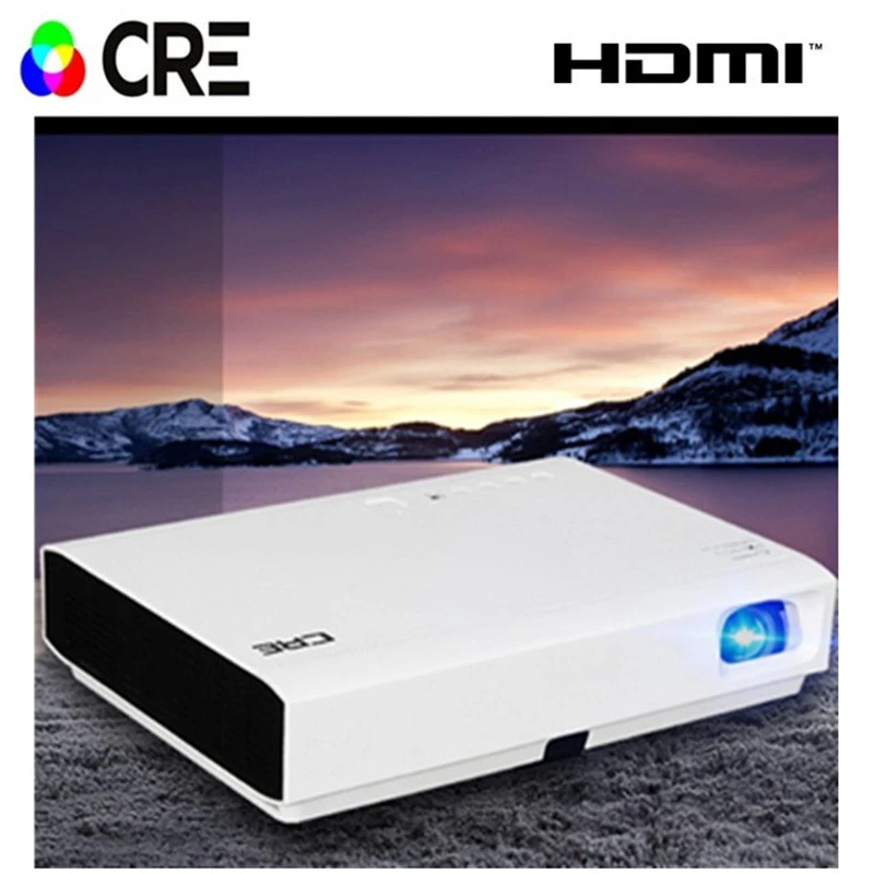 DLP projector with high bright 3LED light 3000lumen Screen Free TV projector with short throw projector 4k projector