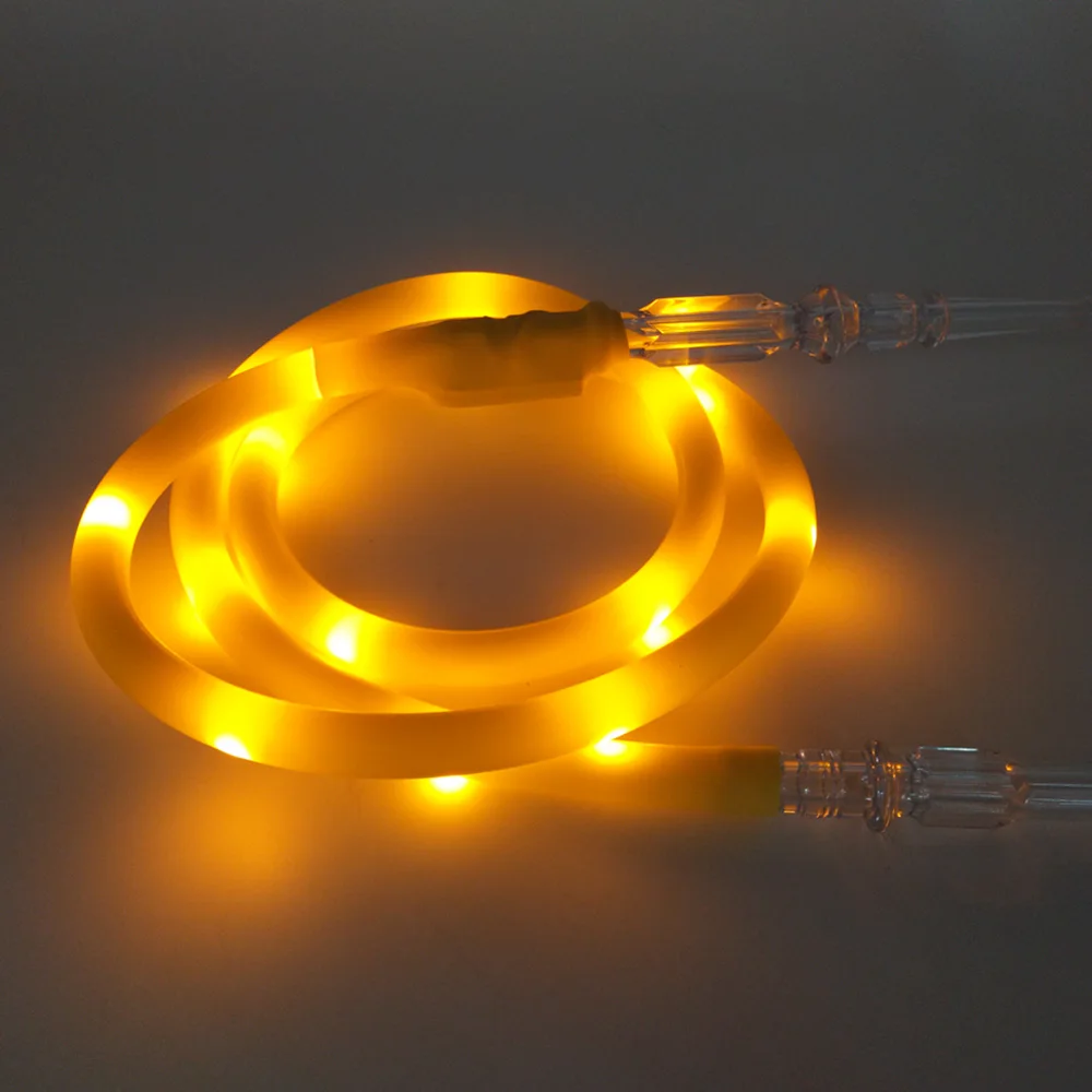 With Led Light Hookah Silicone Hose For Bar Restaurant KTV Shisha
