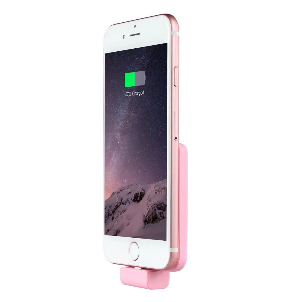 OISLE 2800 мАч Мини чехол для батареи Портативный внешний аккумулятор iPhone SE 6S 7 8