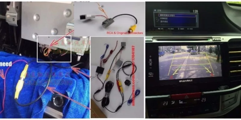 Connection Cable for Honda Accord 9 Generation 2.4L 2012~2015 Reversing Camera to OEM Monitor without Damaging the Car Wiring (8)
