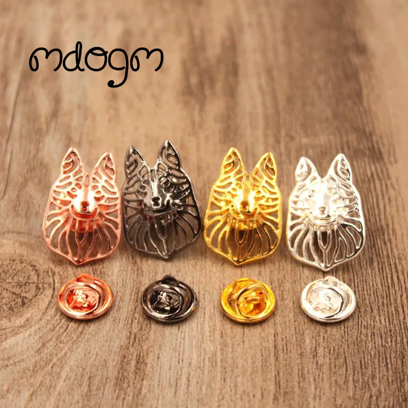 

Mdogm 2019 Cute Schipperke Dog Animal Brooches And Pins Suit Metal Small Father Collar Badges Gift For Male Men B090