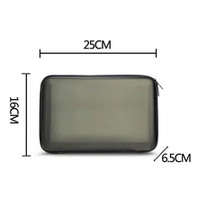 25 см* 16 см* 6,5 см защитный чехол с индикатором падения на молнии для ловли карпа, сигнализаций укуса и Свингеров для рыбалки