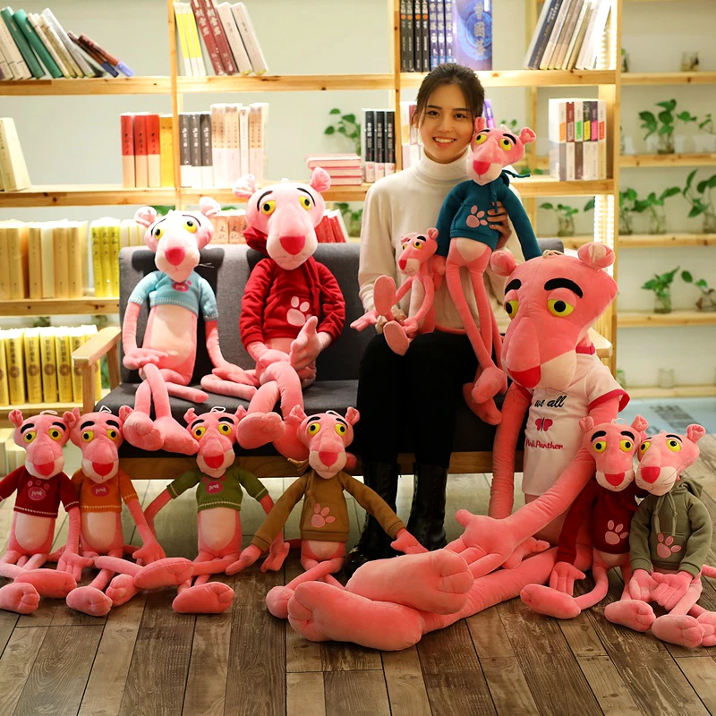 2018 Cute Pink Panther Stuffed Animals Baby Kids Boys Girls Toys Plush