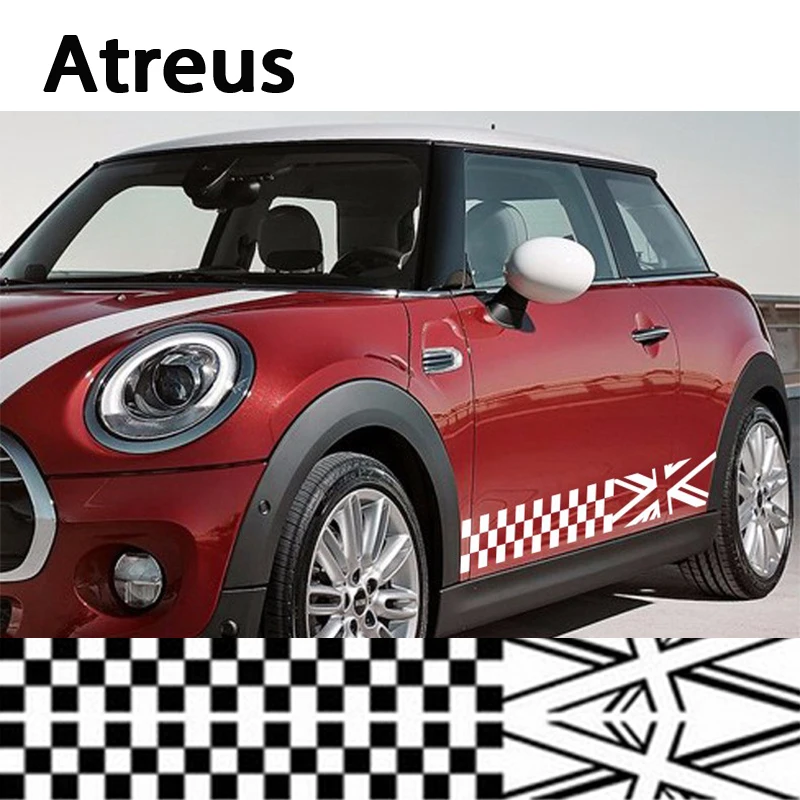 2 шт. наклейки на дверь автомобиля для Bmw Mini Cooper R56 R50 R53 F56 F55 R60 R57|Наклейки