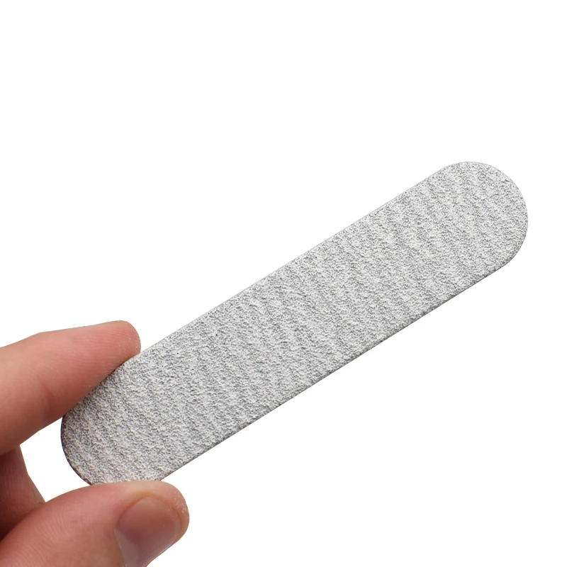 Ferramentas da Arte para Unhas Cinza Mini Unha Arte Lixa Arquivo Polonês Arquivos Manicure Dupla Face Cal um Ongle 9*2cm 100pcs 9 cal um ongle 9*2cm ferramentas da arte do prego