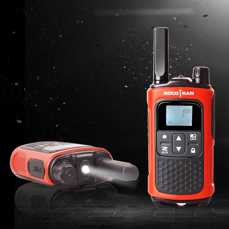 SocoTran PMR 446 Лицензия бесплатно Walkie Talkie Scan VOX и коды конфиденциальности с перезаряжаемой батареей Ham 2 Way Радио для взрослых и детей