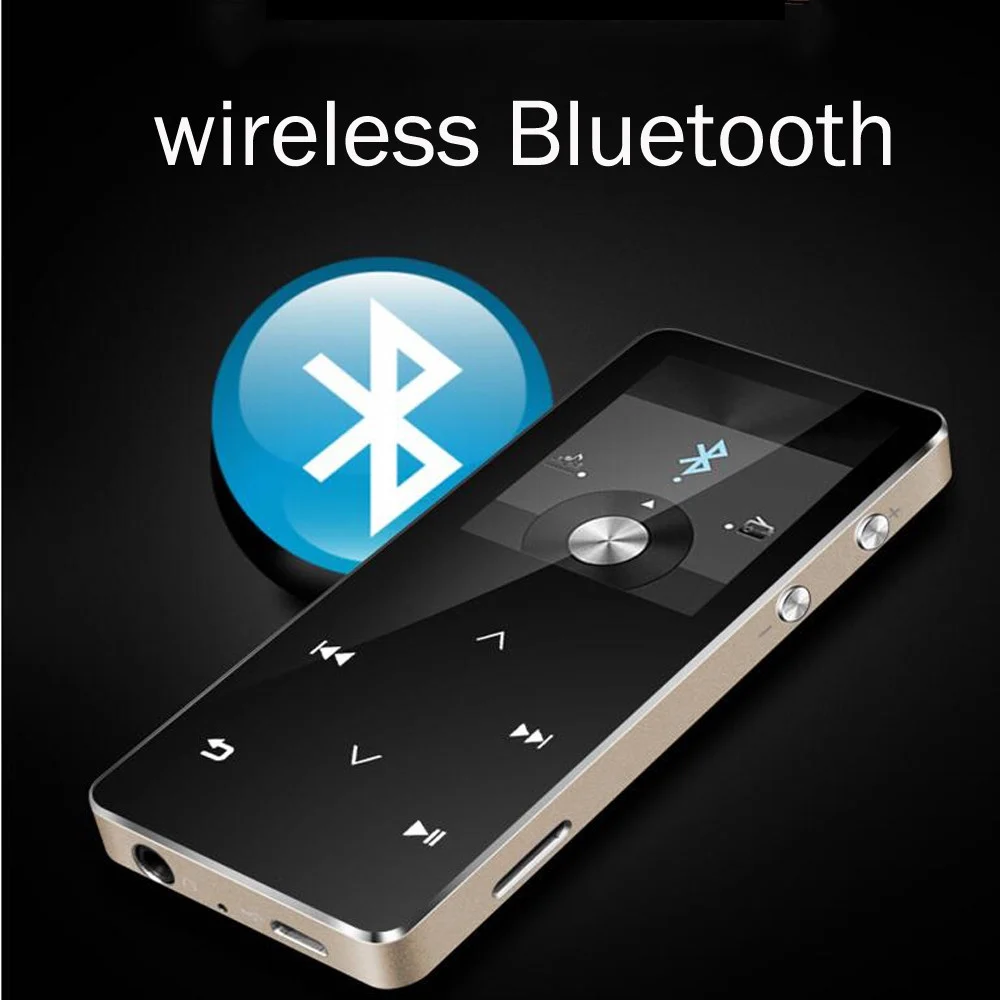 

Bluetooth MP3 Player 8GB Touch Screen Portable Lossless Music Player with FM Radio Recorder eBook Clock