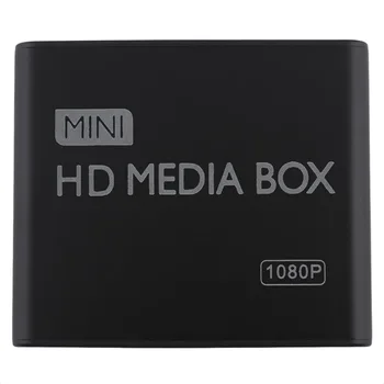 

Mini Full 1080p HD Media Player Box MPEG/MKV/H.264 HDMI AV USB + Remote Support MKV / RM-SD / USB / SDHC / MMC HDD-HDMI