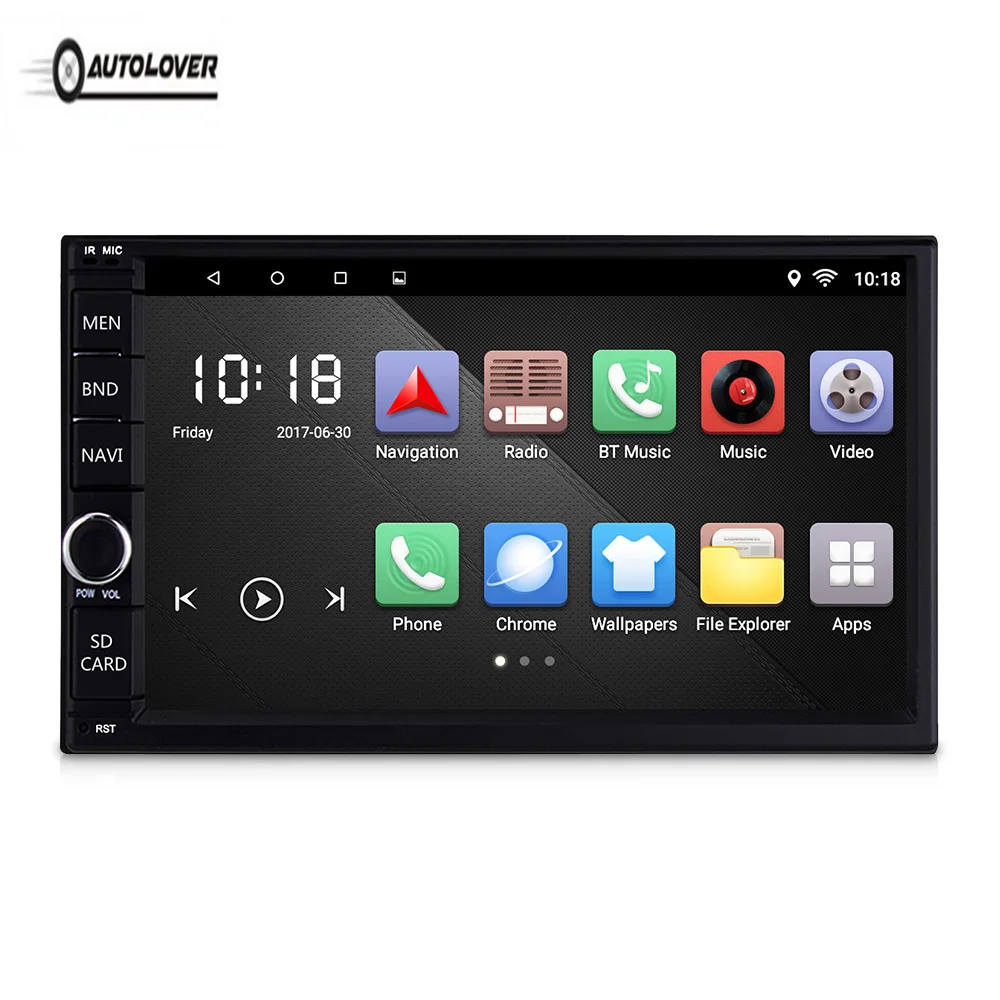 

CT0012 Universal 7 inch 2 Din Car Multimedia Player Touch Screen With Mirror Link GPS Navigation Radio Bluetooth Remote Control