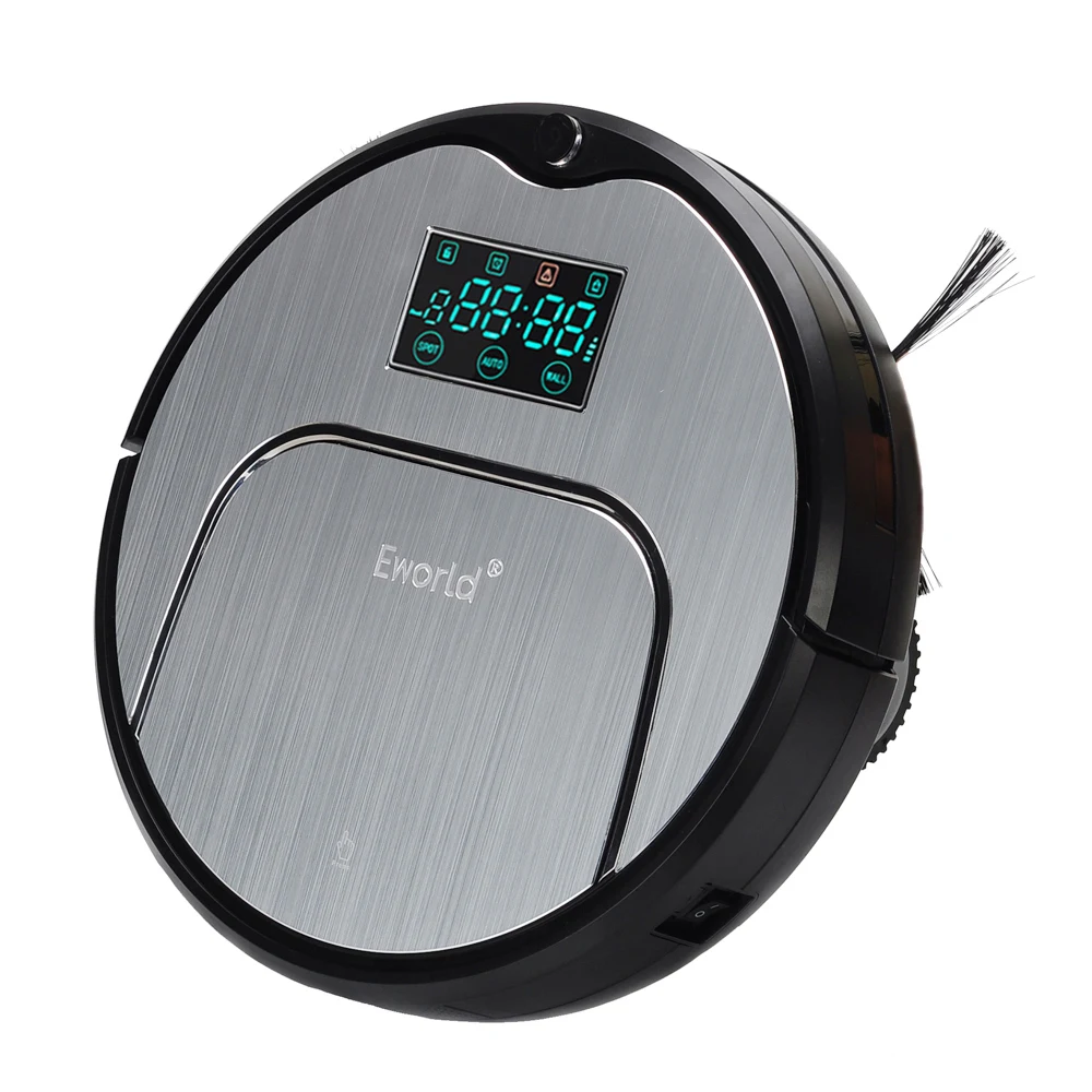 Eworld товары для уборки робот-пылесос M883 с влажной и сухой шваброй сенсорный экран HEPA расписание SelfCharge в подарок для мамы