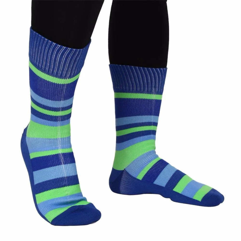 Image 1Pair Fitness Socks Men Women Breathable Waterproof Outdoor Sport Anti sweat Dry fast Running Cycling Leg Warmers Stocking