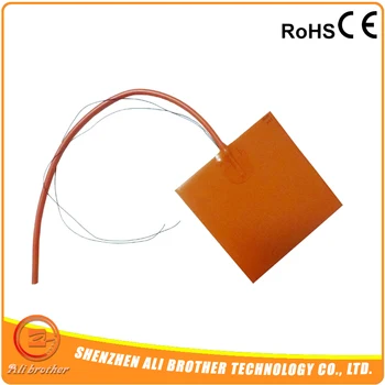 

Silicone Heating Pad Heater 230V 500-600W 300X300MM With adhesive and 100k thermistor