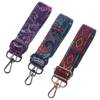 

Nylon Colored Shoulder Bag Straps Accessories for Women Rainbow Adjustable Shoulder Hanger Handbag Straps Decorative Chain bag