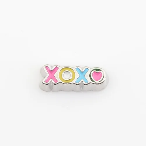 

Colorful XOXO, Floating charms,Fit floating charm lockets, FC0263