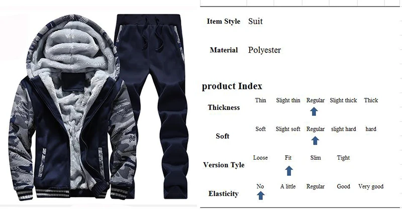 Covrlge 2019 брендовый спортивный костюм для мужчин тепловой мужской спортивный Комплект флисовый плотное худи + штаны спортивный костюм