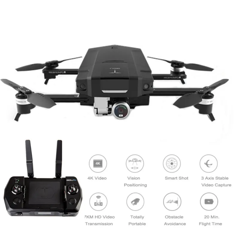 

New Arrival GDU O2 Wifi FPV With 3-Axis Stabilized Gimbal 4K Camera Obstacle Avoidance RC Drone Quadcopter VS Eachine E58