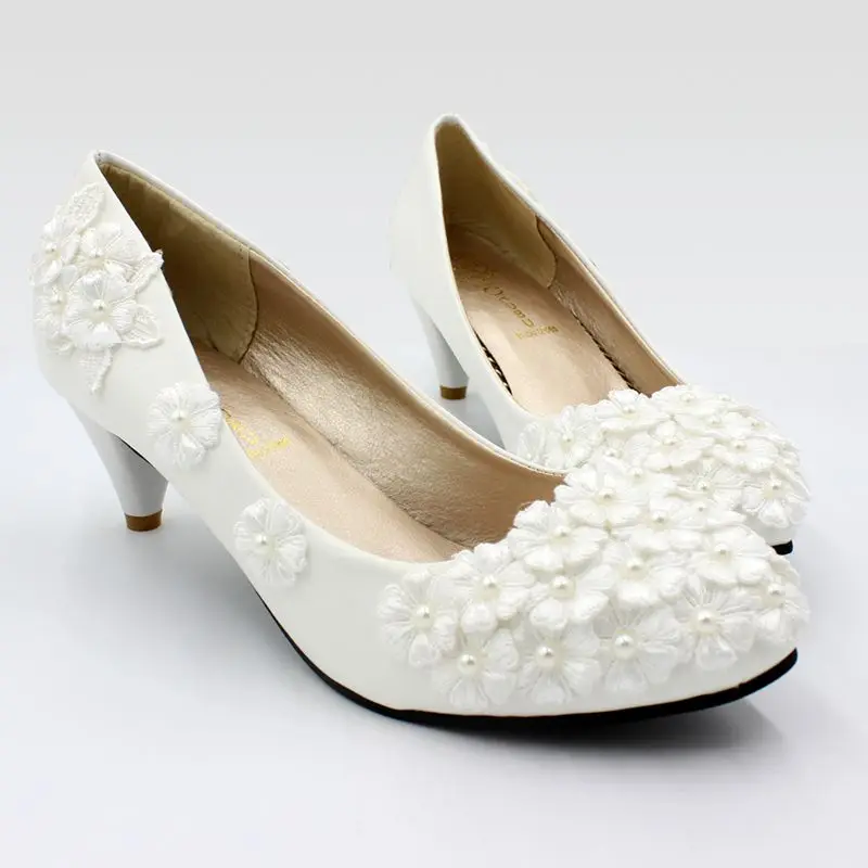 girls ivory heels