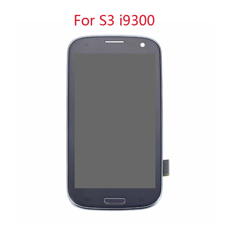 4.3'' For Samsung Galaxy S S3 I9300/S3 Mini i8190 LCD Display Digitizer Screen Touch Panel Assembly With Frame | Мобильные