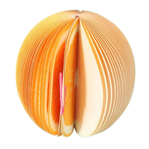 Доступный Закладки фруктов Примечание Закладки Стикеры оранжевый Блокнот