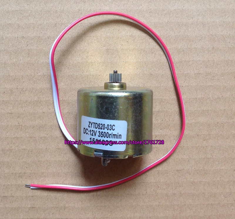 Details about  / ZYTD520 12V DC 30RPM Gear Electric Micro Speed Reduction Geared Motor
