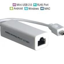 Высокое качество!! Горячая мини USB 2,0 Ethernet Сетевая карта 10/100 RJ45+ номер отслеживания