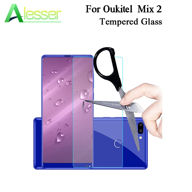 Alesser для Oukitel Mix 2 закаленное Стекло фильм Экран протектор Анти разобьет Запчасти