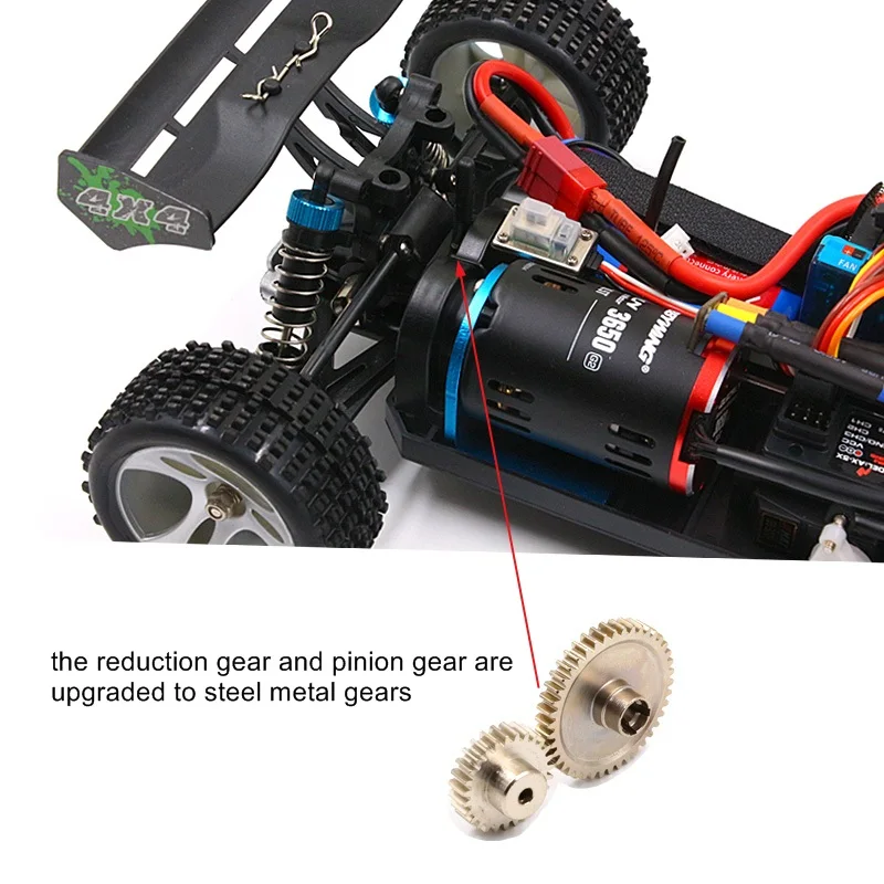 Бесщеточная модернизация RC WLtoys 1/18 бесщеточная 3650 сенсорный металлический