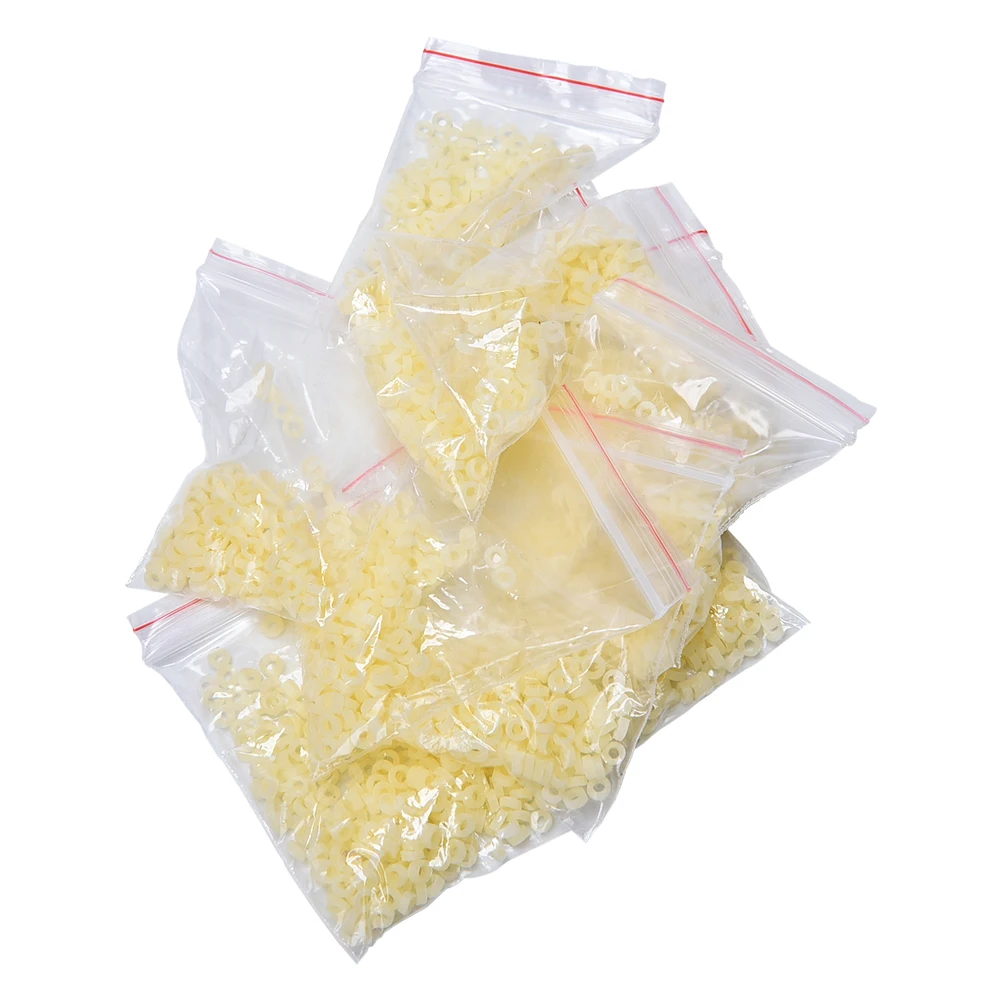 2500 قطع = 10 حقيبة الأحمر/YellowFish معالجة المطاط العصابات ل الصيد دودة الدم الطعم المحبب الطعم الصيد اكسسوارات