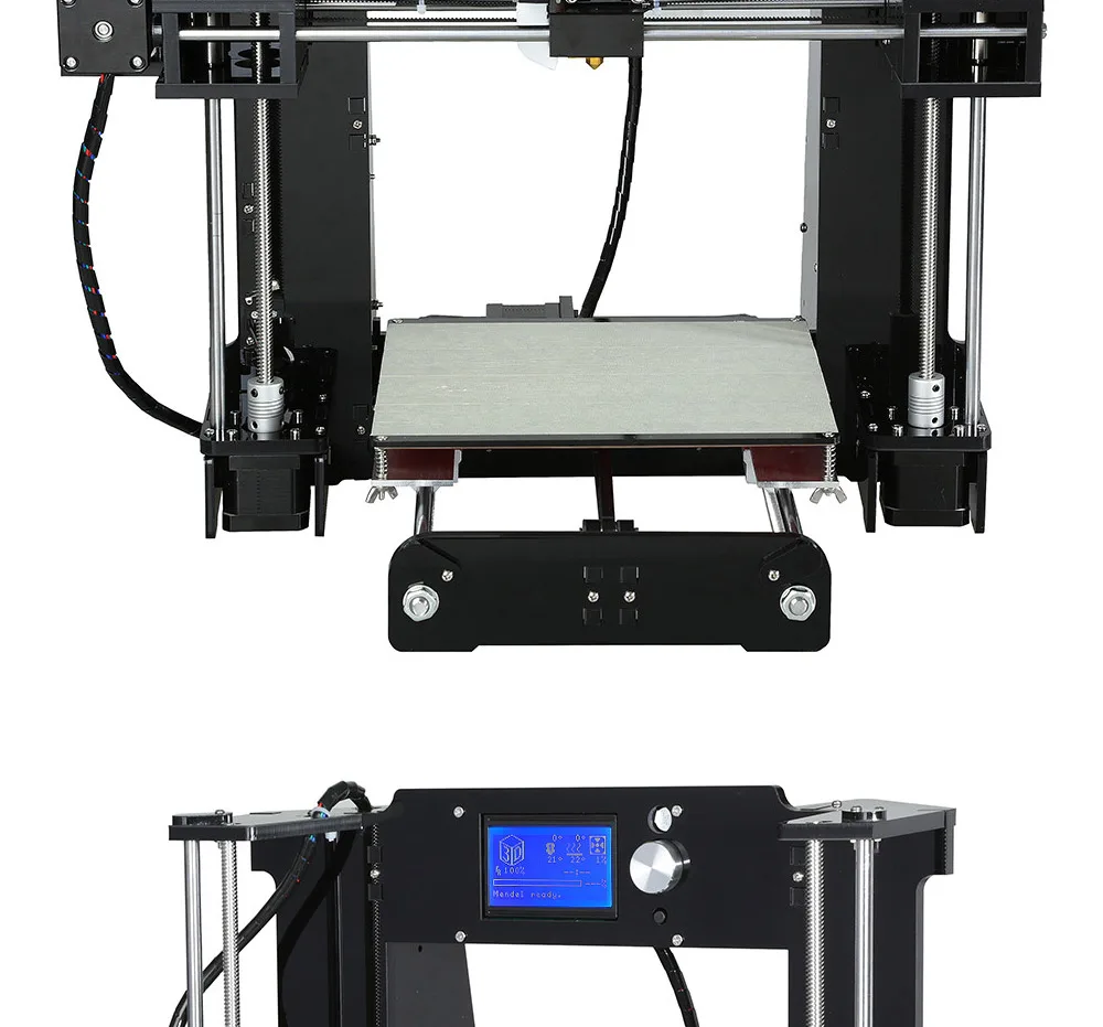 Anet A6 A8 Нормальный/Авто Уровень 3d Принтер Комплект Большой размер Reprap Prusa i3 3d принтер Набор DIY Impresora 3D с PLA нити Рождество