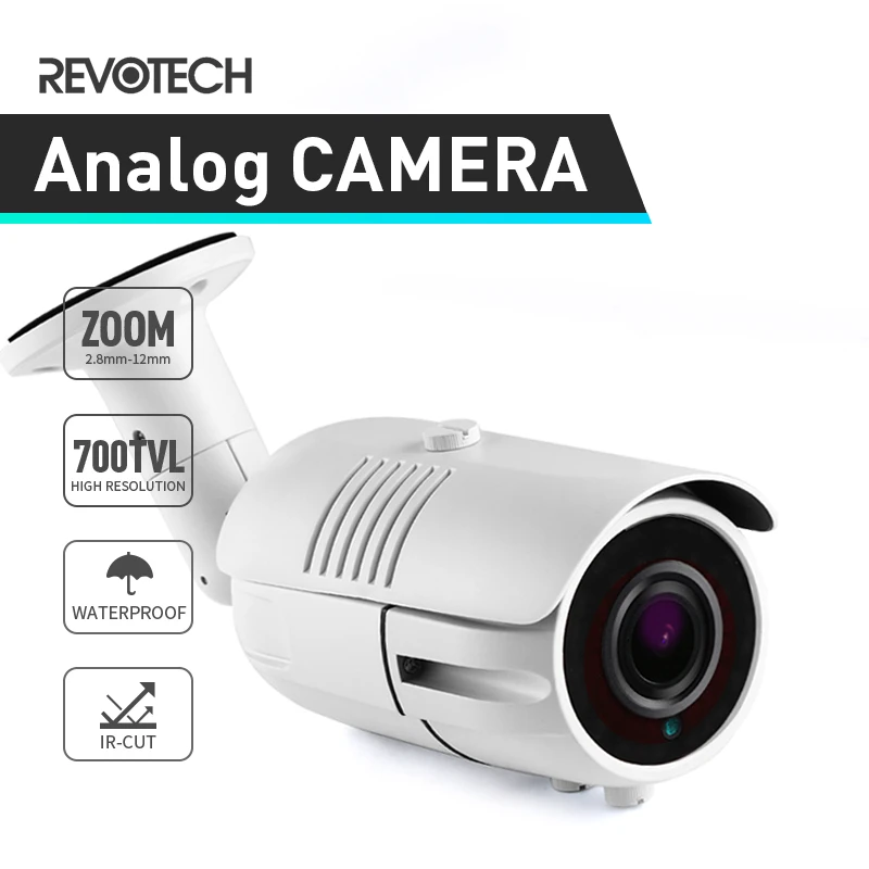 Водонепроницаемый открытый 700TVL видеонаблюдения Камера sony effio е CCD/CMOS 2 8 12 мм зум