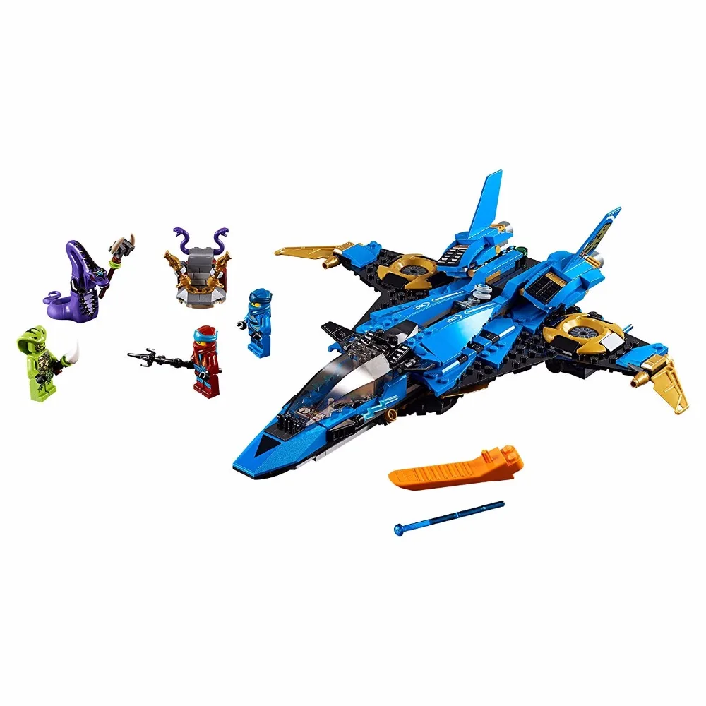 Kaufen 2019 Ninjagoe Jay Sturm Kämpfer Raumschiff Wars Figuren Modell Bausteine Kompatibel mit lego ninja 70668 Geschenk Spielzeug