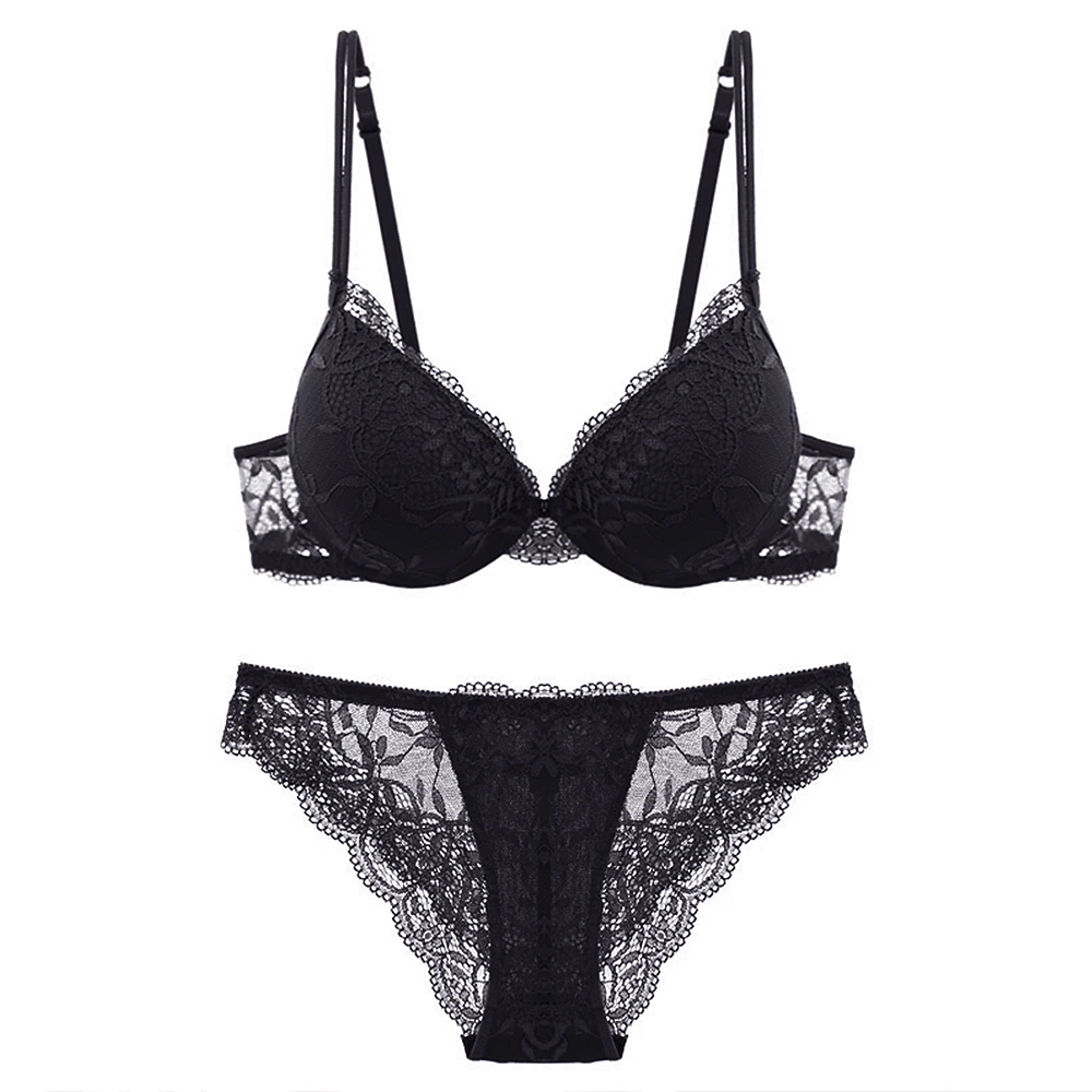 Нижнее белье женское Облегающее с цветочной вышивкой чашка A B C|lingerie day|lingerie