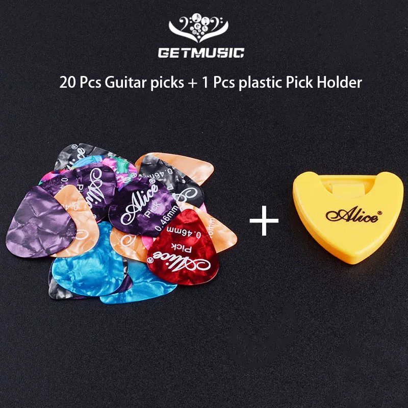 

Alice Guitar Picks Multi Smooth Celluloid materials Custom Acoustic Electric Guitarra Plectrums Accessories Musical Random color