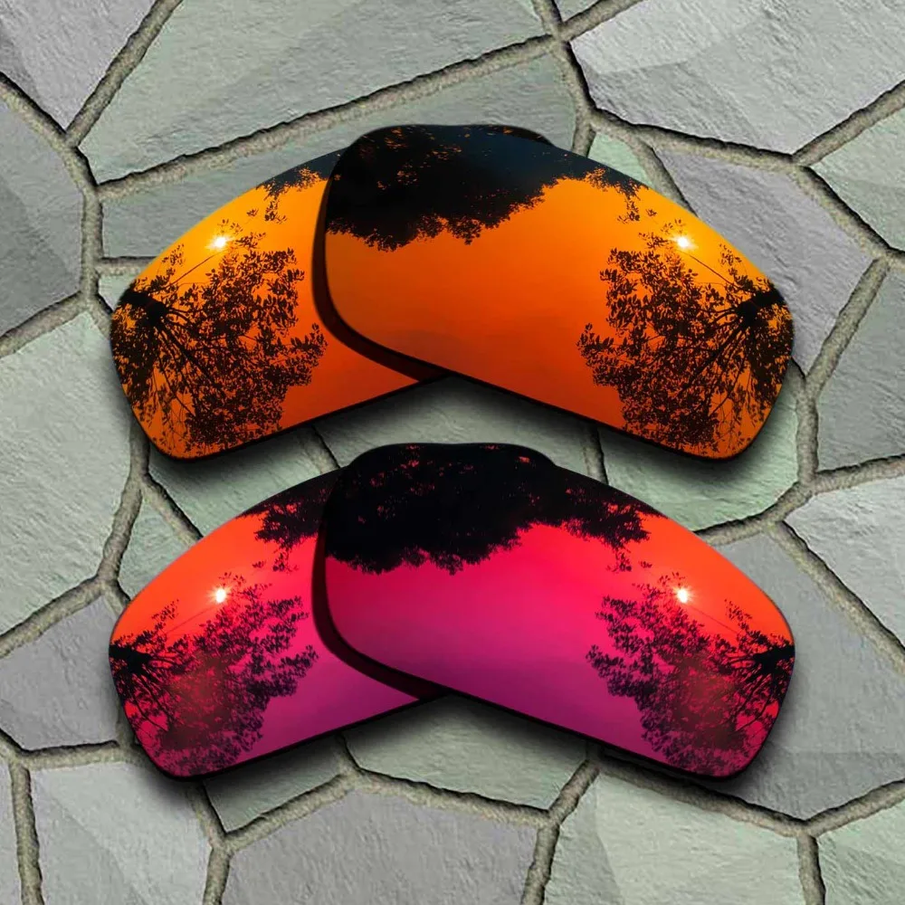 Lenti Di Ricambio Polarizzate Per Occhiali Da Sole Rossi Arancioni E Viola Rossi Per Oakley Monster Pup
