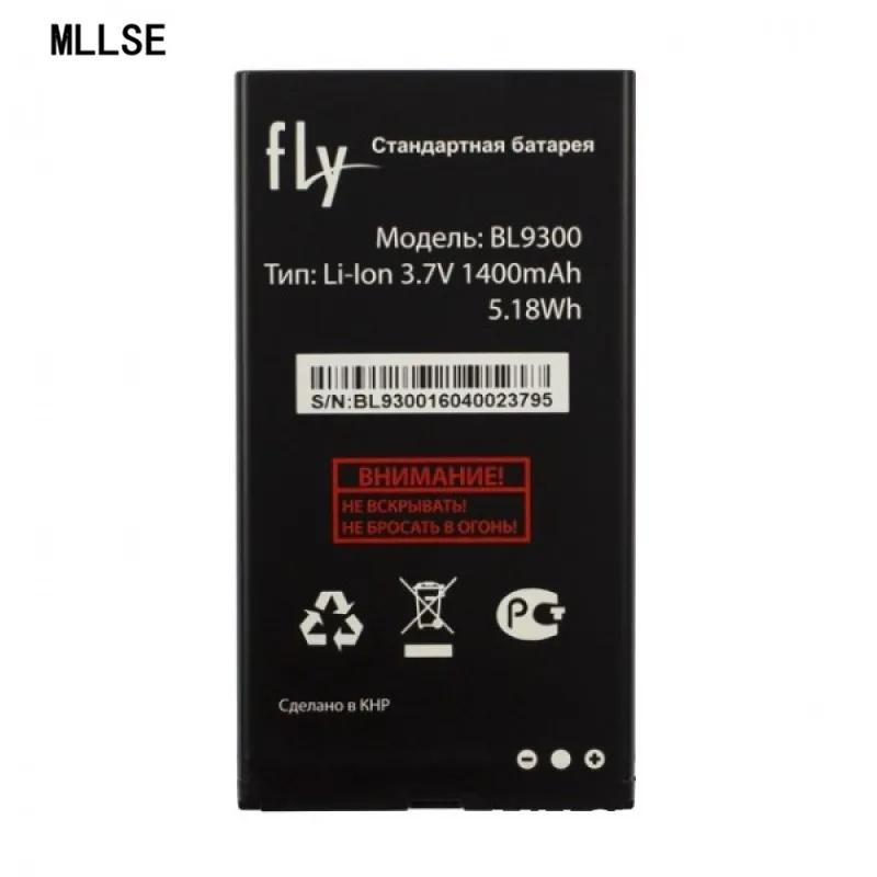 MLLSE 1400mAh BL9300 Аккумулятор для Fly мобильный телефон аккумулятор|battery for|battery for flybattery