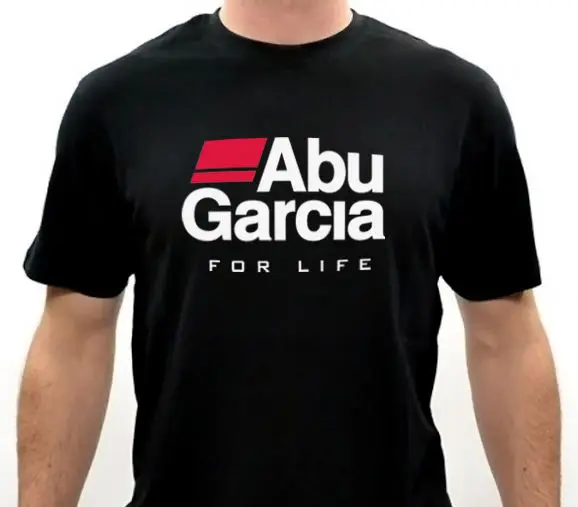 ABU GARCIA FOR LIFE Fishinger Reel Men's Short Sleeve T-Shirt Size: S-M-L-XL-XXL Men T Shirt Great Quality Funny Man Cotton